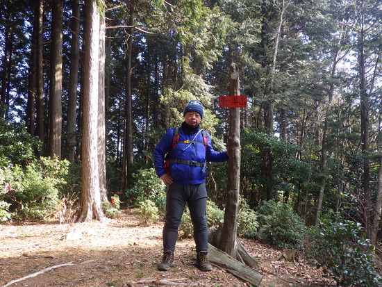 くんま水車の里から鳶ノ巣山・大日山を稜線縦走　急登と藪漕ぎを満悦