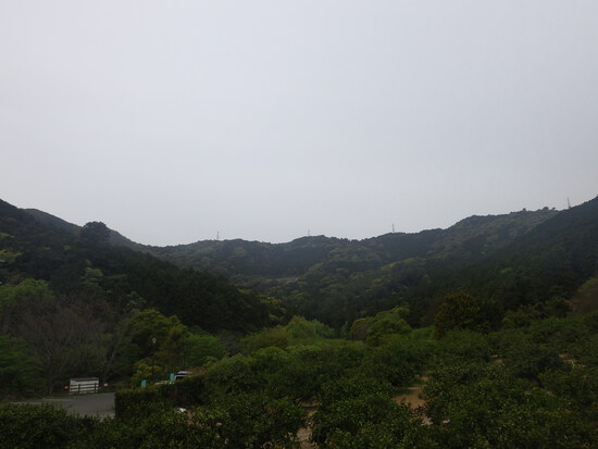 湖西連峰・坊ヶ峰へ！豊川道と長彦自然歩道で大知波峠越え　黄砂舞う空の下を山歩