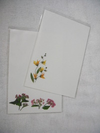 ”和の森”ってこんな店・・・「押し花アート（オーダーのみ）」