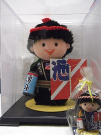 浜松祭お祝い人形・・・まつりっ子（東上池川町）・超特大