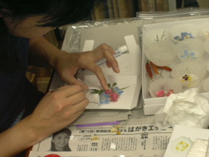 “和の森”ってこんな店・・・「レカンフラワー体験教室」