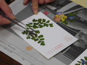 “和の森”ってこんな店・・・「押し花アート体験教室」