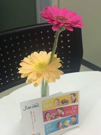 フラワーバレンタインいかがですか？
