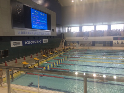 中体連 水泳大会！！まもなく始まります！