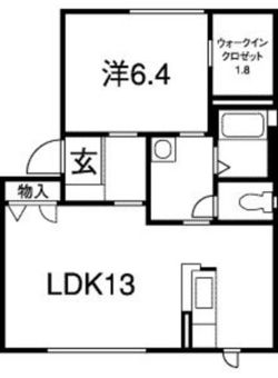 使い易い1ＬＤＫ♪