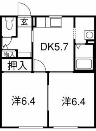 菊川市上平川☆2K