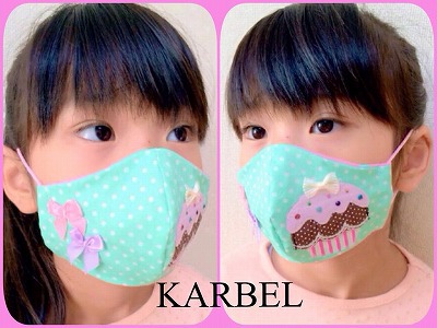『立体マスク』＆『ヘアゴム』入荷♪【KARBEL】