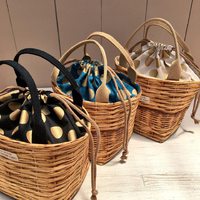 保冷☆ランチトートバッグ　かごにみえる生地♪ 2018/05/25 07:56:16