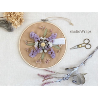 刺繍みたいにドライフラワーで 2021/11/04 20:58:42