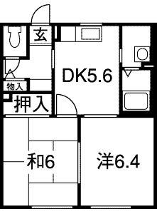 菊川市神尾2ＤＫ★
