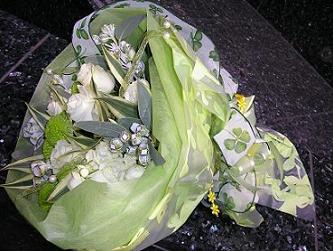 お花のラッピング