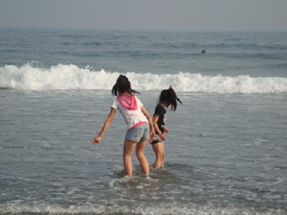 海に