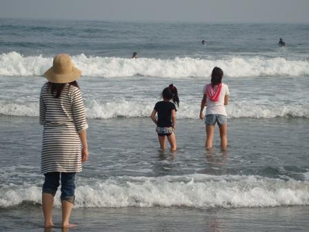 海に