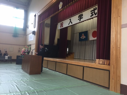 袋井特別支援学校の入学式に出席してきました。