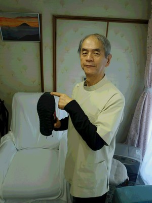 靴選びの重要なポイント、親指の位置。