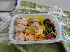 今日のお弁当。