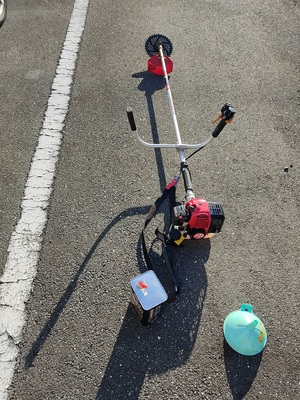 今日も草刈り。
