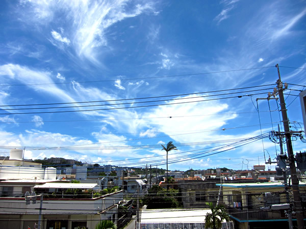 夏の青空と、夏の夜の花火と。