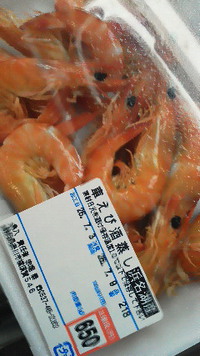 車海老の酒蒸し 2014/07/03 16:06:01
