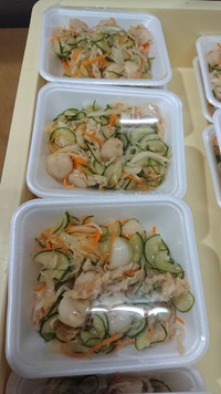 ホタテの土佐酢合え 2017/08/14 15:10:01