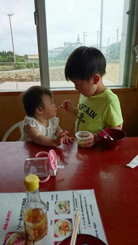 強き子と怖がり孫兄妹