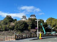本日の掛川城 2024/02/06 13:43:50