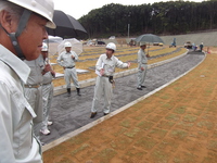 袋井夢の丘墓園の現地視察。