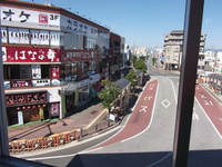 袋井駅南北自由通路現場視察。