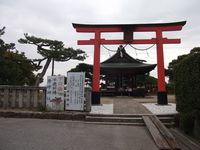 滋賀県大津市唐崎神社。