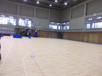 新総合体育館さわやかアリーナの見学会
