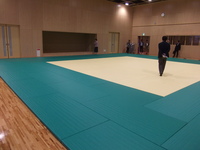 新総合体育館さわやかアリーナの見学会