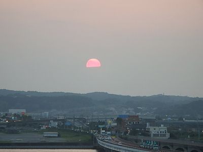 南浜名湖・新居町新弁天からのサンセット