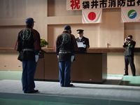袋井市消防団出初式
