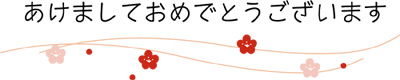 新年のご挨拶♪